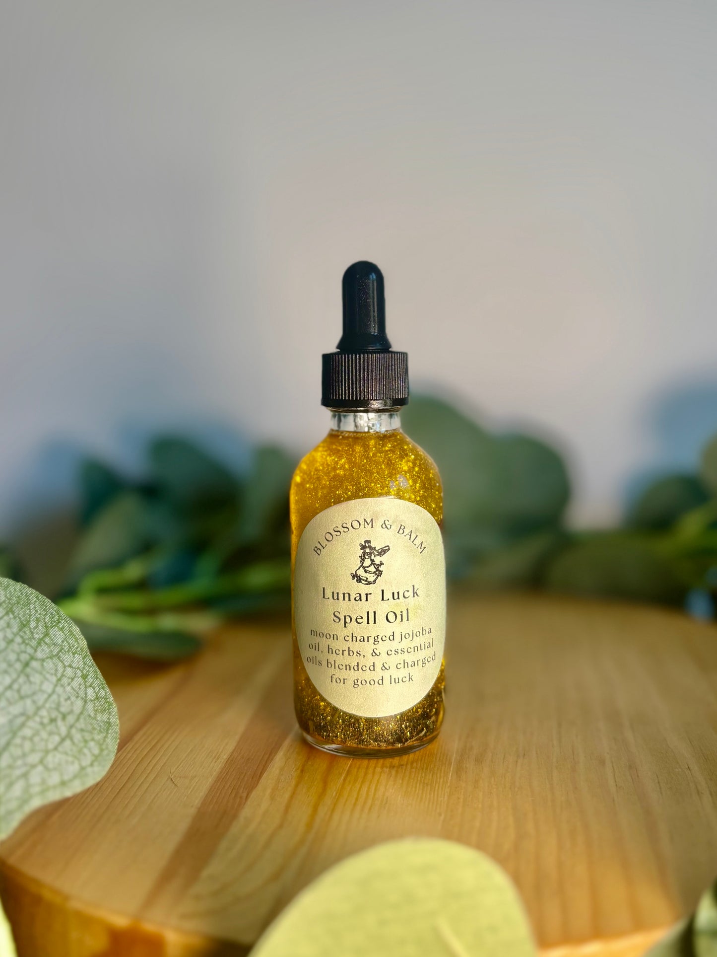 Lunar Luck Spell Oil 2 oz. | Limited Edition Anointing & Ritual Oil