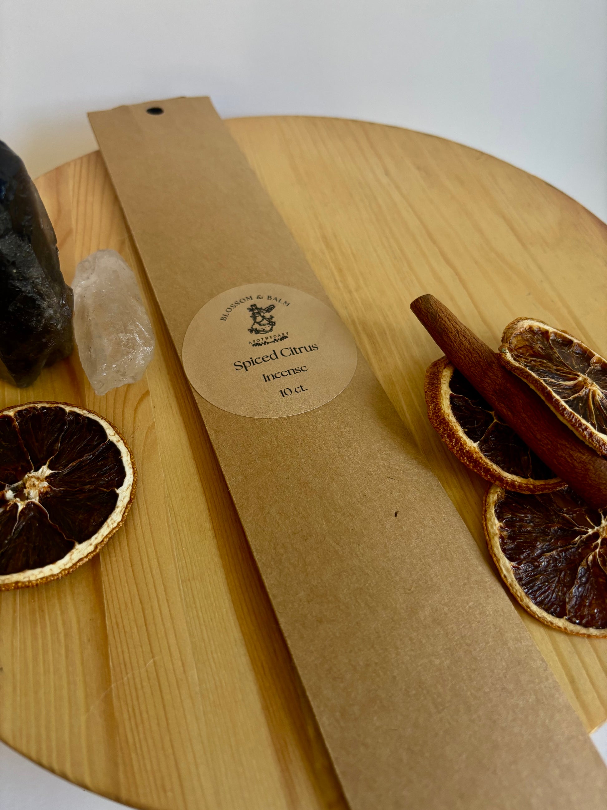 Spiced Citrus Incense - Hand Dipped 10 ct.
