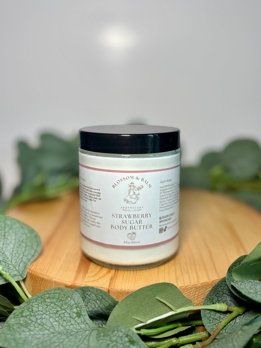 Strawberry Sugar Body Butter - 8 oz.