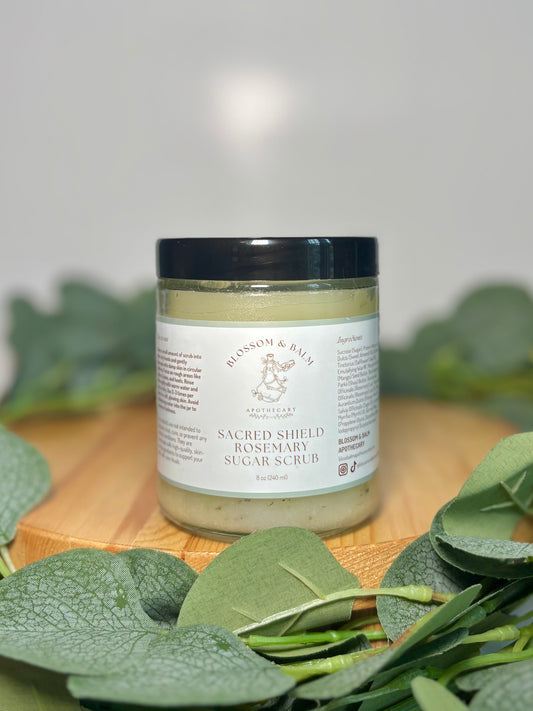 Sacred Shield Rosemary Sugar Scrub - 8 fl. oz.