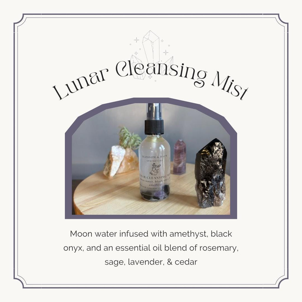 Lunar Cleansing Mist | Crystal Infused Smokeless Spiritual Cleansing