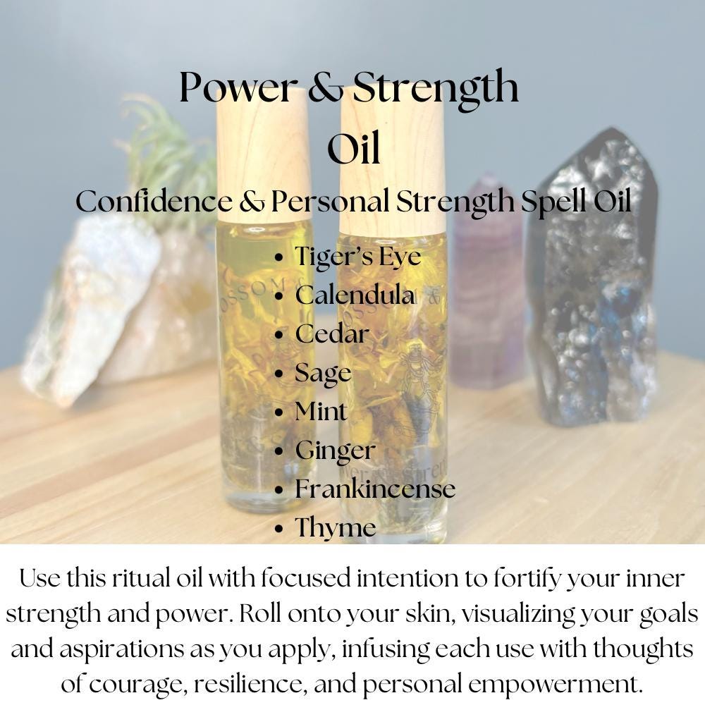 Power & Strength Intention Oil - 10ml Roller